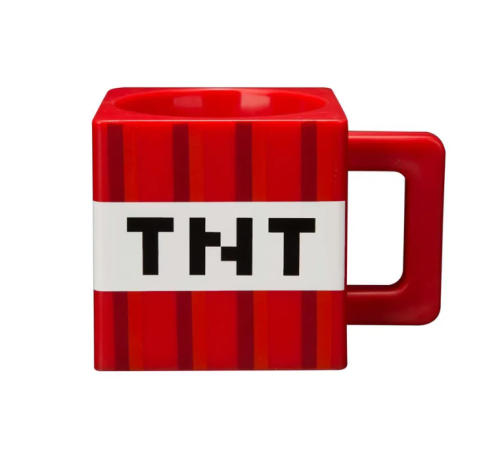 (красная) Кружка Майнкрафт TNT (пластиковая) Minecraft фото 2