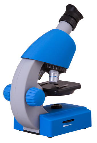 Микроскоп Bresser Junior 40x-640x, синий фото 10