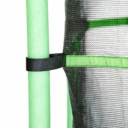 Батут с защитной cеткой "PERFETTO SPORT 5" диаметр 1,4 м зелёный фото 6