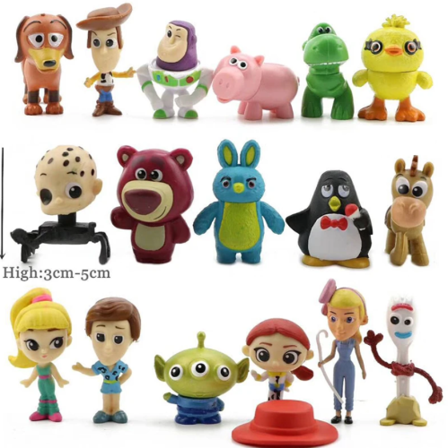 (из 17 шт) Набор Фигурок История игрушек (Toy Story) (3-5 см) фото 4