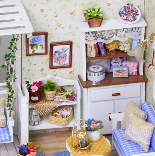 3013 Сборная модель интерьерный Румбокс Мечта котёнка (конструктор) фото 6