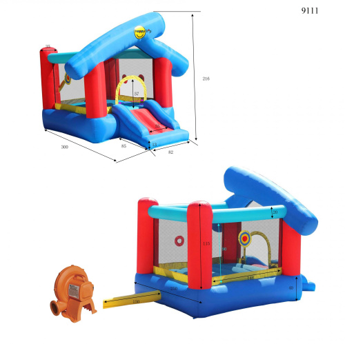 Надувной батут Happy Hop 9111