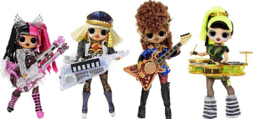Кукла L.O.L. Surprise! OMG Remix Rock Fame Queen and Keytar с синтезатором 577607 фото 6