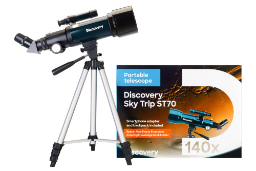 Телескоп Discovery Sky Trip ST70 с книгой фото 2