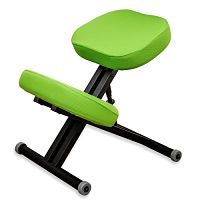 Smartstool  Металлический коленный стул KM01 Black с чехлом зеленый