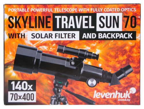 Телескоп Levenhuk Skyline Travel Sun 70 фото 16