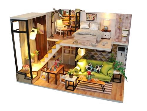 M030 Румбокс Скандинавский домик (Сборная модель)