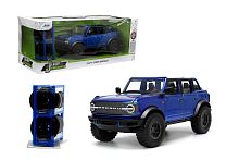 Машина 1:24 Jada 2021 Ford Bronco (синий) с дополнительным комплектом колес