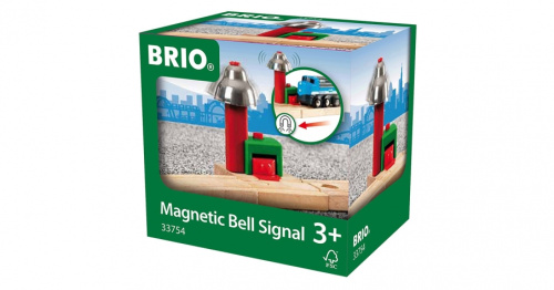 33754 BRIO Сигнальный колокольчик деревянной ж/д фото 5