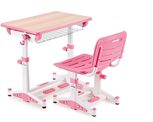 Комплект парта + стул Libao Либао LK-09 розовый