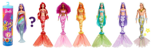Кукла-сюрприз Barbie Color Reveal Rainbow Mermaid Series HCC46 фото 16