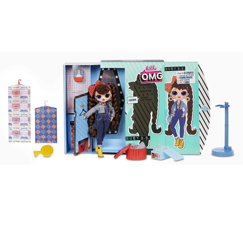 565116 MGA Entertainment L.O.L. Surprise - Кукла OMG Busy B.B. 2 волна Fashion Doll с 20 сюрпризами фото 2