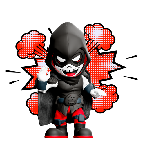 SM003BP Тянущаяся фигурка Supermasked со звуковыми датчиками фото 9