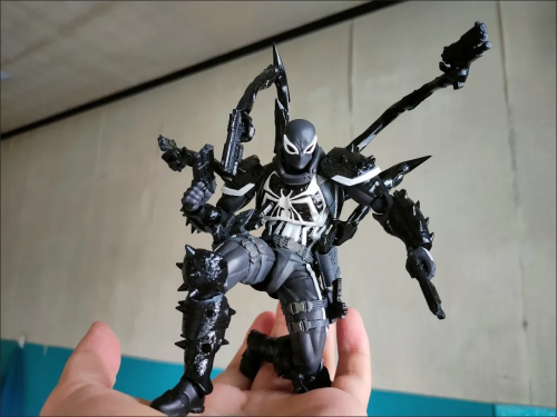 (чёрный) Фигурка Agent Venom большой набор Человек паук Веном фото 2