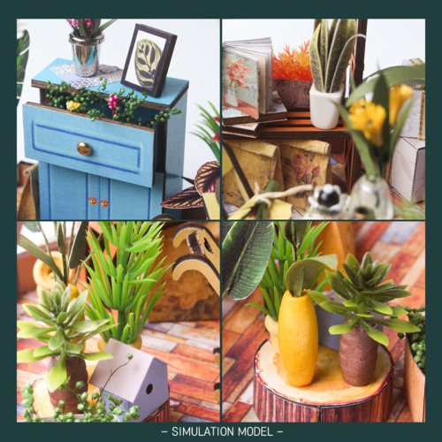 Интерьерный конструктор румбокс / Домашняя оранжерея (Купол) с подсветкой фото 6