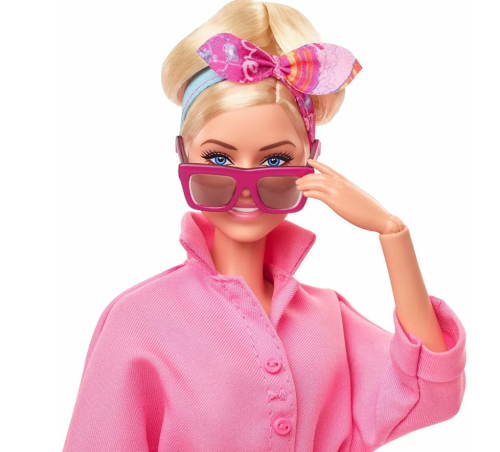 Кукла Barbie The Movie - Марго Робби в роли Барби в розовом комбинезоне HRF29 фото 7