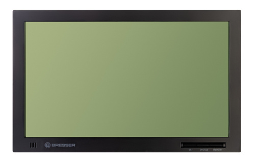 Метеостанция (настенные часы) Bresser MyTime Jumbo LCD, черная фото 5