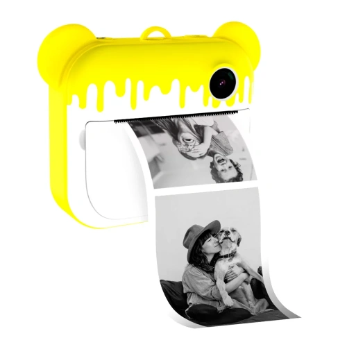 Фотоаппарат моментальной печати LUMICAM PRINTY DK04 (YELLOW PAINT) фото 2