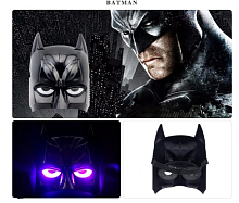 Светящаяся маска супергероя Бэтмен Batman