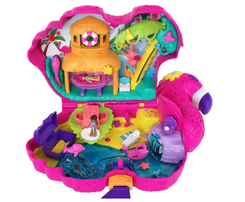 Набор игровой Polly Pocket Flamingo Вечеринка фламинго HGC41 (HGC40) фото 3