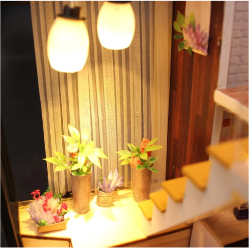 M030 Румбокс Скандинавский домик (Сборная модель) фото 5