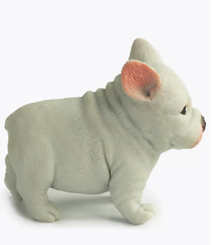 (белый) Игрушка-тянучка собака французский бульдог Junfa (сквиш) фото 5