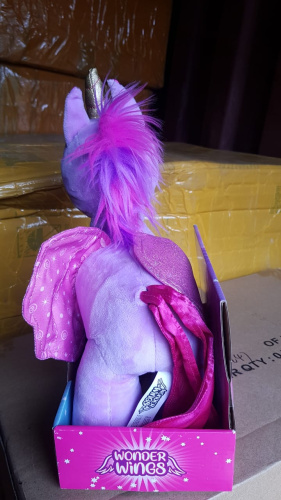 Мягкая игрушка единорог Wonder Wings Unicorn фиолетовый фото 4