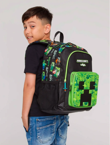 Рюкзак школьный Майнкрафт Крипер классический фото 9