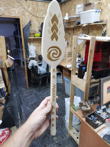 55 см Деревянное весло Моаны (Moana) фото 2