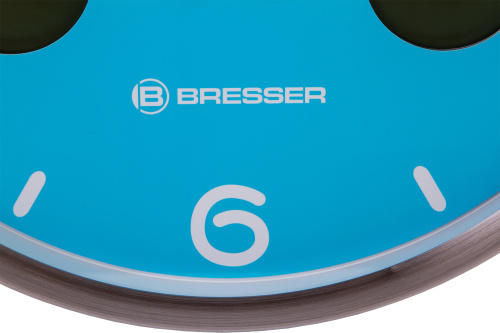 Часы настенные Bresser MyTime io NX Thermo/Hygro, 30 см, голубые фото 7