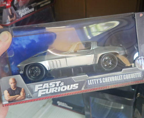 (серый) Машина Jada Fast and Furious Letty's Chevrolet Corvette фото 2