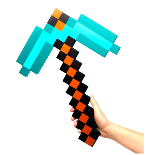 Алмазная кирка Майнкрафт 45см (Minecraft)