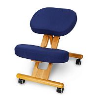 Деревянный коленный стул Smartstool KW02 Смарт стул с чехлом индиго