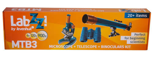 Набор Levenhuk LabZZ MTВ3: микроскоп, телескоп и бинокль фото 16