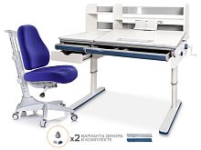 Комплект Mealux парта Montreal Multicolor + кресло Match (арт. BD-670 W/MC + Y-528 SB)