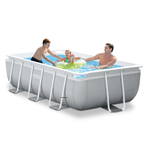 Каркасный бассейн Prism Frame Rectangular Pool 300х175х80см + аксессуары, INTEX - 26784