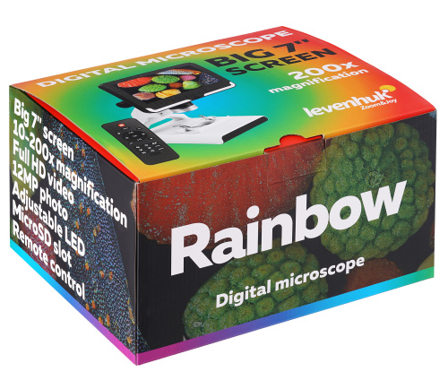 Микроскоп цифровой Levenhuk Rainbow DM700 LCD фото 13
