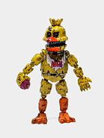 Фигурка Кошмарная Чика ФНАФ разборный, с подсветкой  (Chica FNAF)