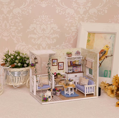 3013 Сборная модель интерьерный Румбокс Мечта котёнка (конструктор) фото 3