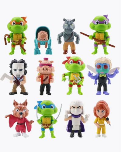 Набор фигурок героев Черепашки Ниндзя (12шт) фото 2