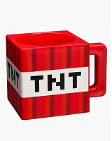 (красная) Кружка Майнкрафт TNT (пластиковая) Minecraft