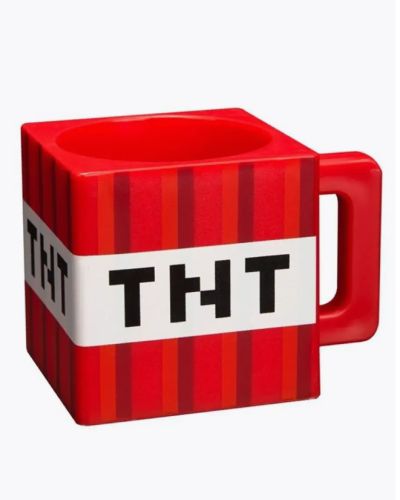 (красная) Кружка Майнкрафт TNT (пластиковая) Minecraft