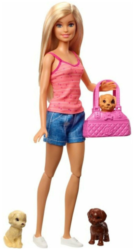 Набор игровой Barbie Купание щенков GDJ37 фото 9
