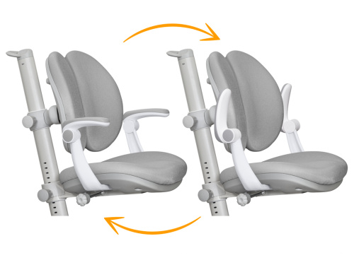 Детское кресло Mealux Ortoback Duo Plus Grey  (арт. Y-510 G Plus) серый фото 5
