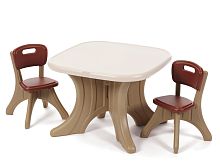 Step-2-Столик со стульями (крафт) Арт. 896899