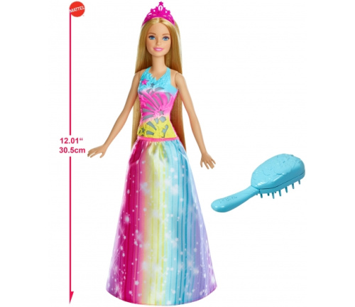 218001 Mattel Кукла Barbie Dreamtopia принцесса радужной бухты FRB12 фото 2