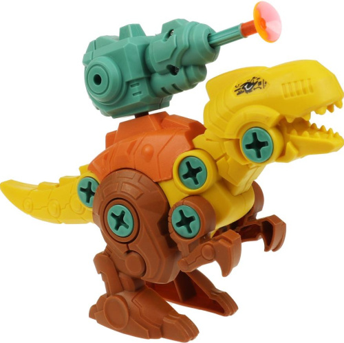 Конструктор с отверткой сборный Битва динозавров (с бластером) фото 3