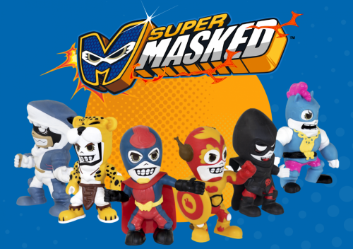 SM001BP Тянущаяся фигурка Supermasked со звуковыми датчиками фото 3