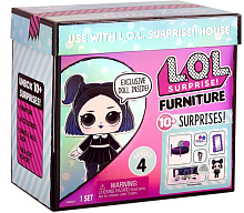 (Спальня 4) Игровой набор L.O.L. Surprise Furniture Серия 4 Cozy Zone with Dusk Doll 572640 